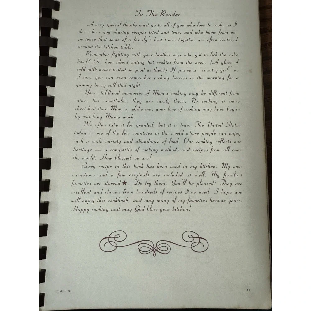 Nancy Farmer Cookbook,‎ Cookbook Publishers 1983. Spiral Bound